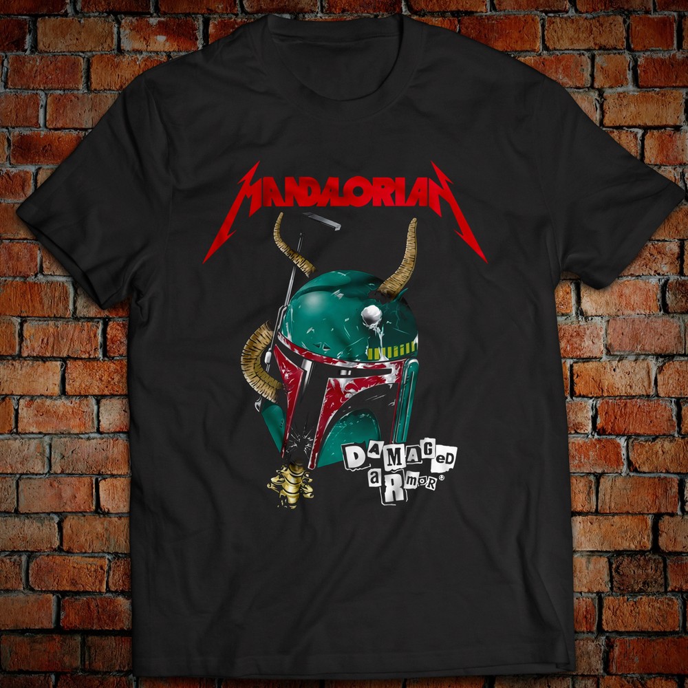 DAMAGED ARMOR T-Shirt Metallica James Hetfield Kirk Hammett Robert Trujillo