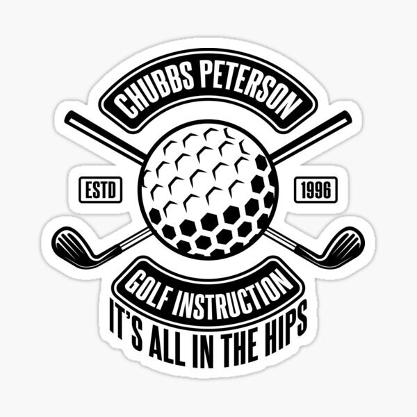 Happy Gilmore Chubbs Peterson Golf Pro Vinyl Sticker  