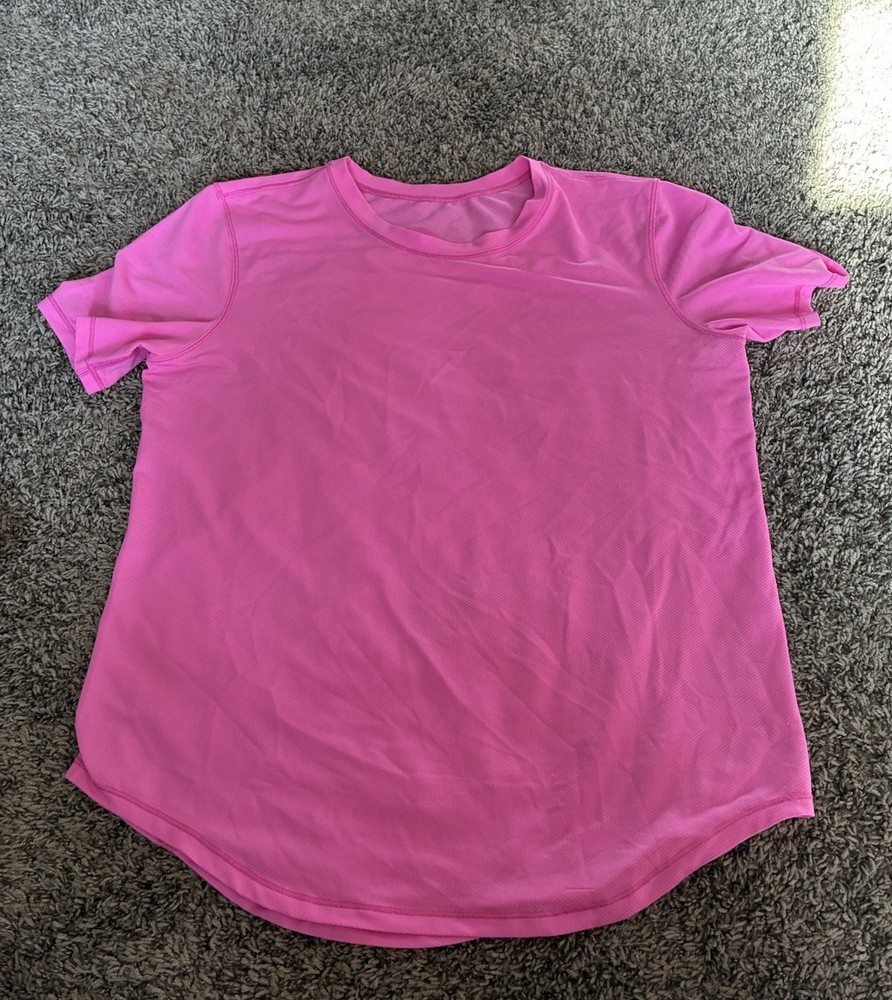 lululemon athletica Pink S Lightweight Breathable Women's Crew Neck T-Shirt