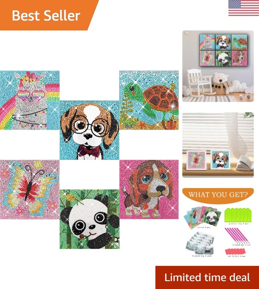 Family Bonding 5D Diamond Painting Kits - DIY Craft Set for Kids Ages 6-12