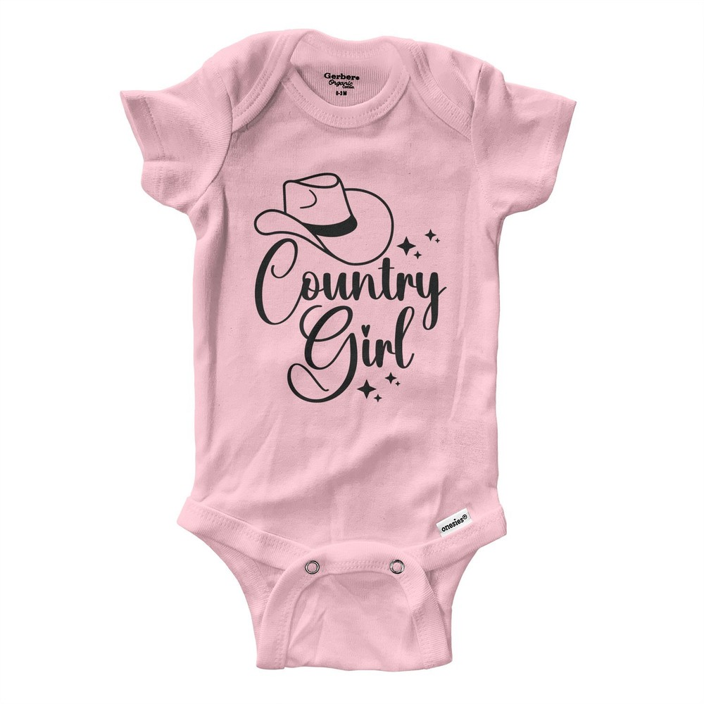 Country Girl Gift Baby Infant Onesie Bodysuit For Cowgirl Graphic girl western