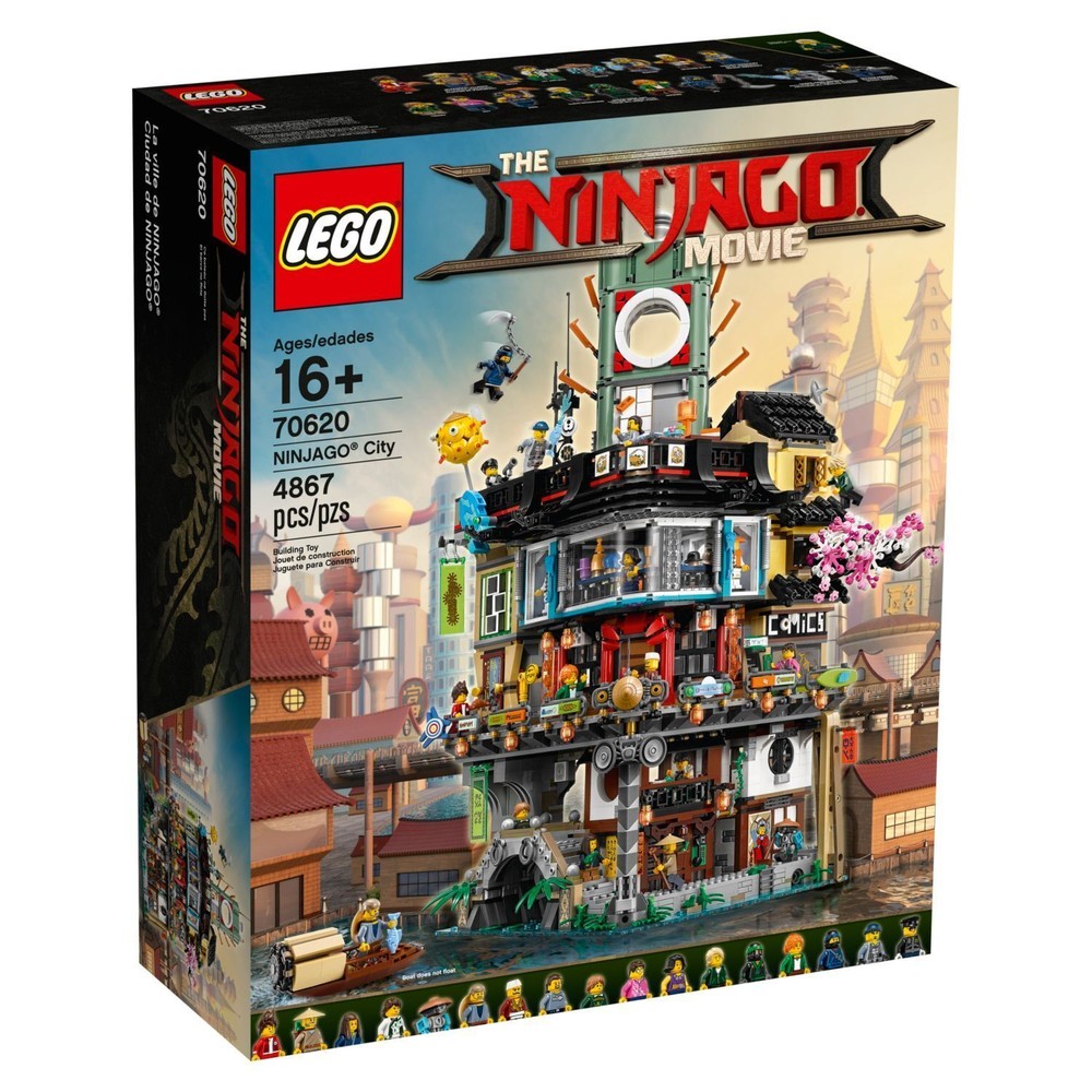 LEGO Ninjago Movie 70620 Ninjago City Building Set with Minifigures  