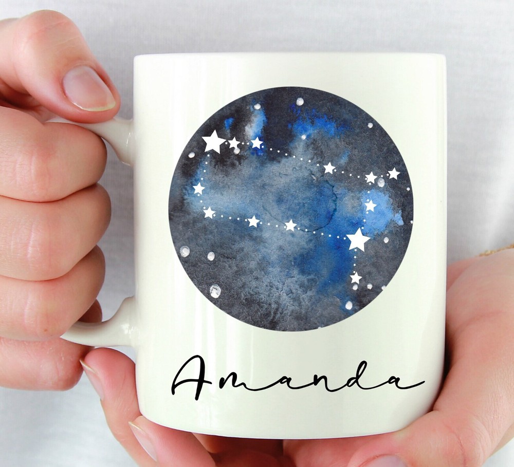 Gemini Zodiac Constellation Coffee Mug for Gemini Gift Idea  