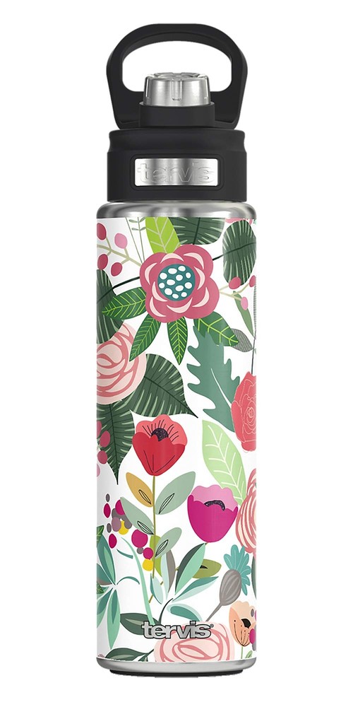 Tervis Budding Bliss Water Bottle, 1 Count (Pack of 1)