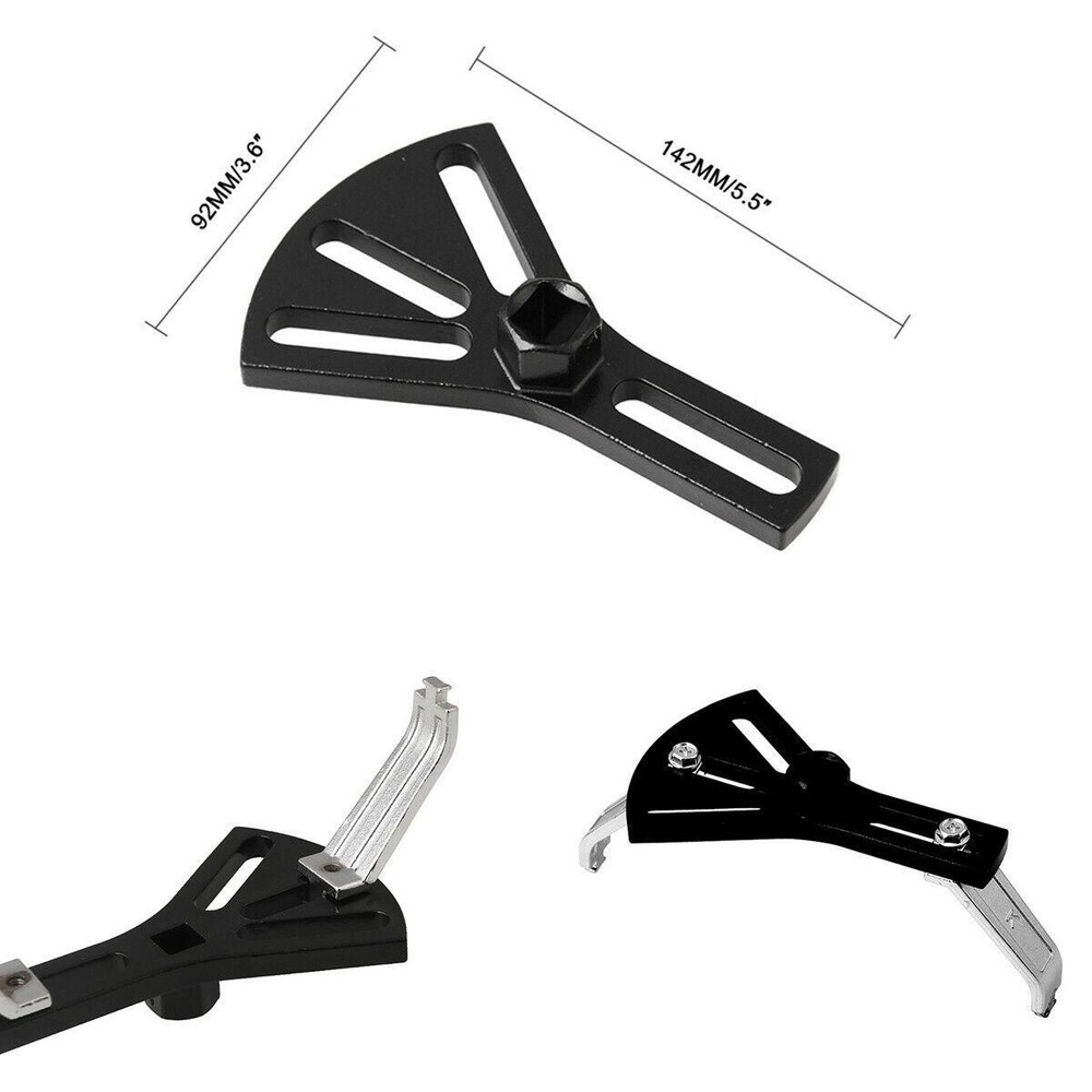 Adjustable 3-jaw Car Gas Cover Fuel Pump Lid Tank Removal Spanner Wrench Tool