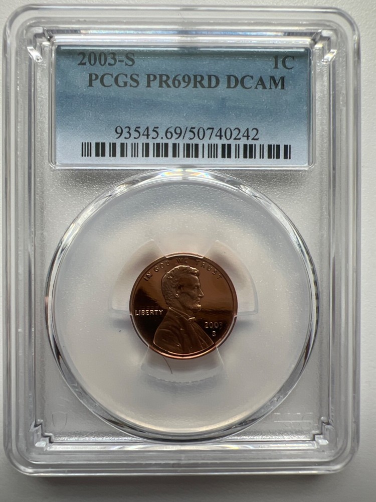 2003 S Lincoln Memorial Cent Proof Coin Graded PCGS