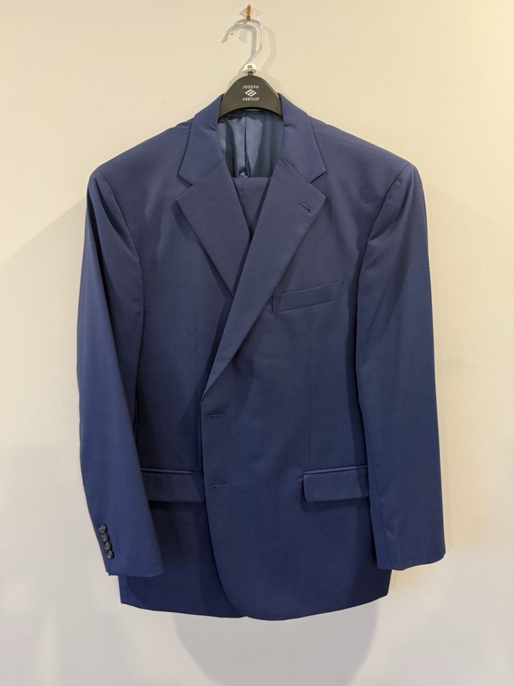Joseph Abboud Suit Mens 46R Navy Blue  2 piece suit 40X32