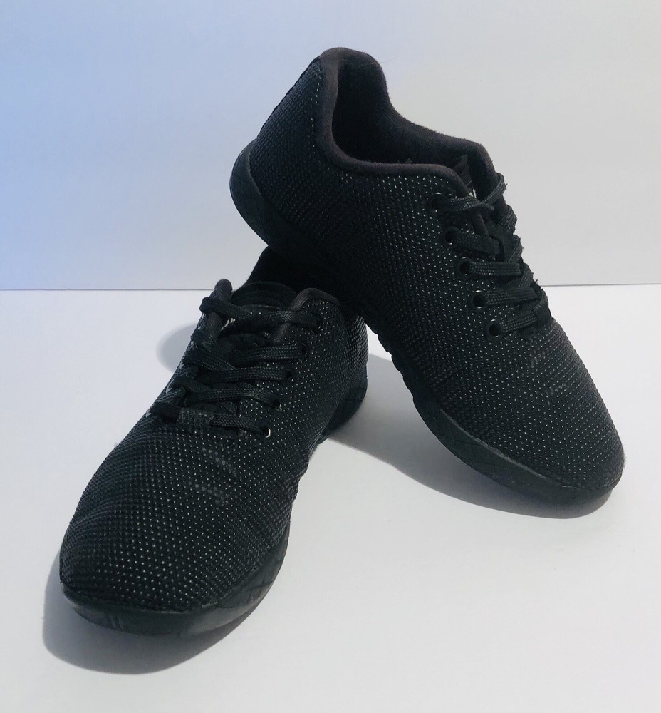 Nobull Super Fabric Unisex Black Running Athletic Sneakers Size Men 5.5 Womens 7