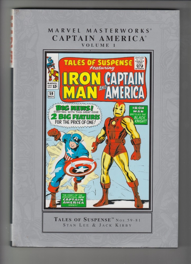 MARVEL MASTERWORKS VOL 1 CAPTAIN AMERICA (TALES OF SUSPENSE #59-81) HC OOP