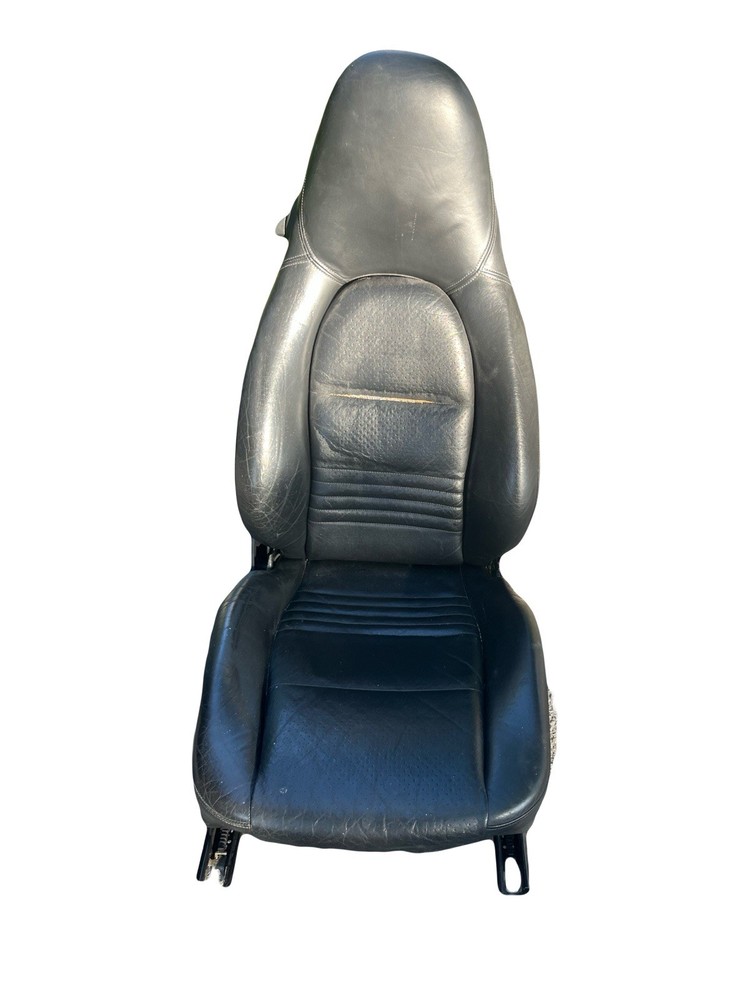 1998-2004 PORSCHE 911, 996, 986, S, TURBOCARRERA 4S PASSENGER BLACK LEATHER SEAT