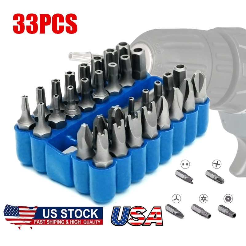 33mm Tamper Proof Torx Tri-Wing Security Screwdriver Torq Hex Star Spanner 25mm