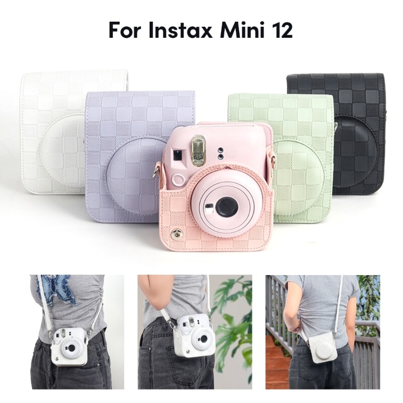 Camera Shoulder Case for Mini12 PU Case Shoulder Strap Adjustable Buckle