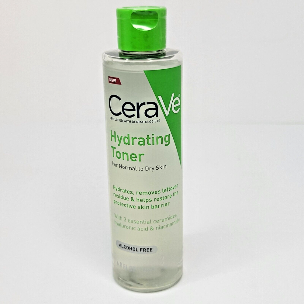 CeraVe Alcohol-Free Hydrating Face Toner with Hyaluronic Acid & Niacinamide