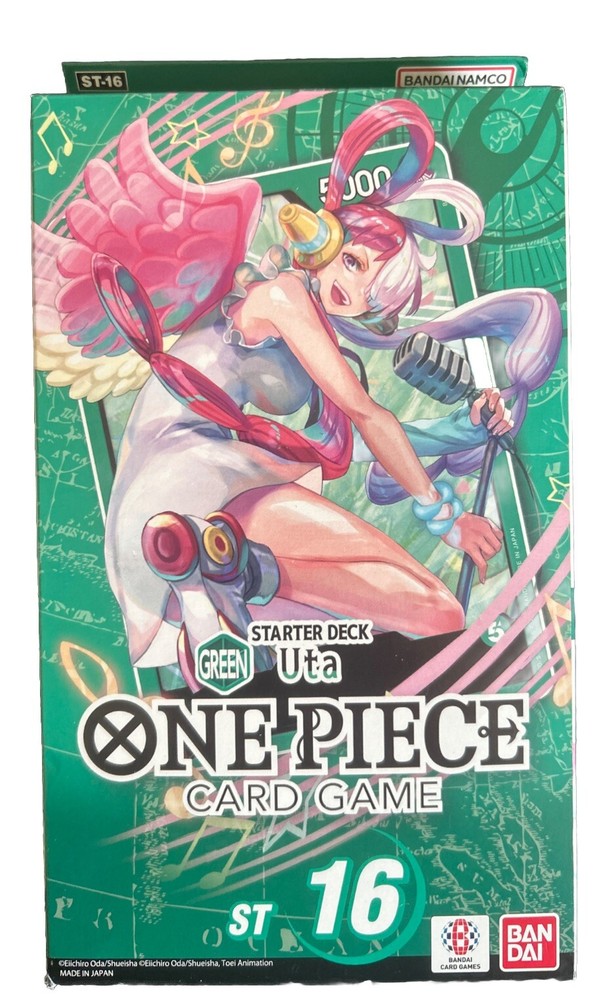 ONE PIECE Card Game: Uta (Green) STARTER DECK (ST-16) English NEW Sealed