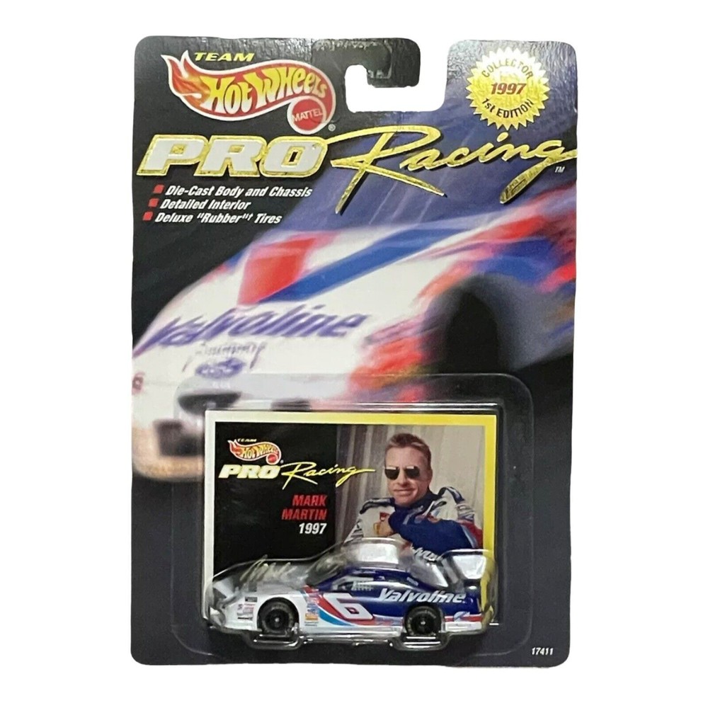 Mark Martin Hot Wheels Pro Racing 1997 Collector 1st Edition