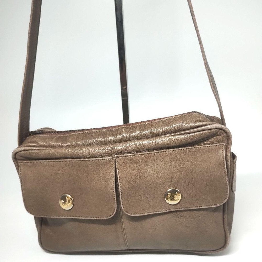 Celine Shoulder Bag Pochette Carriage Fittings Logo Button