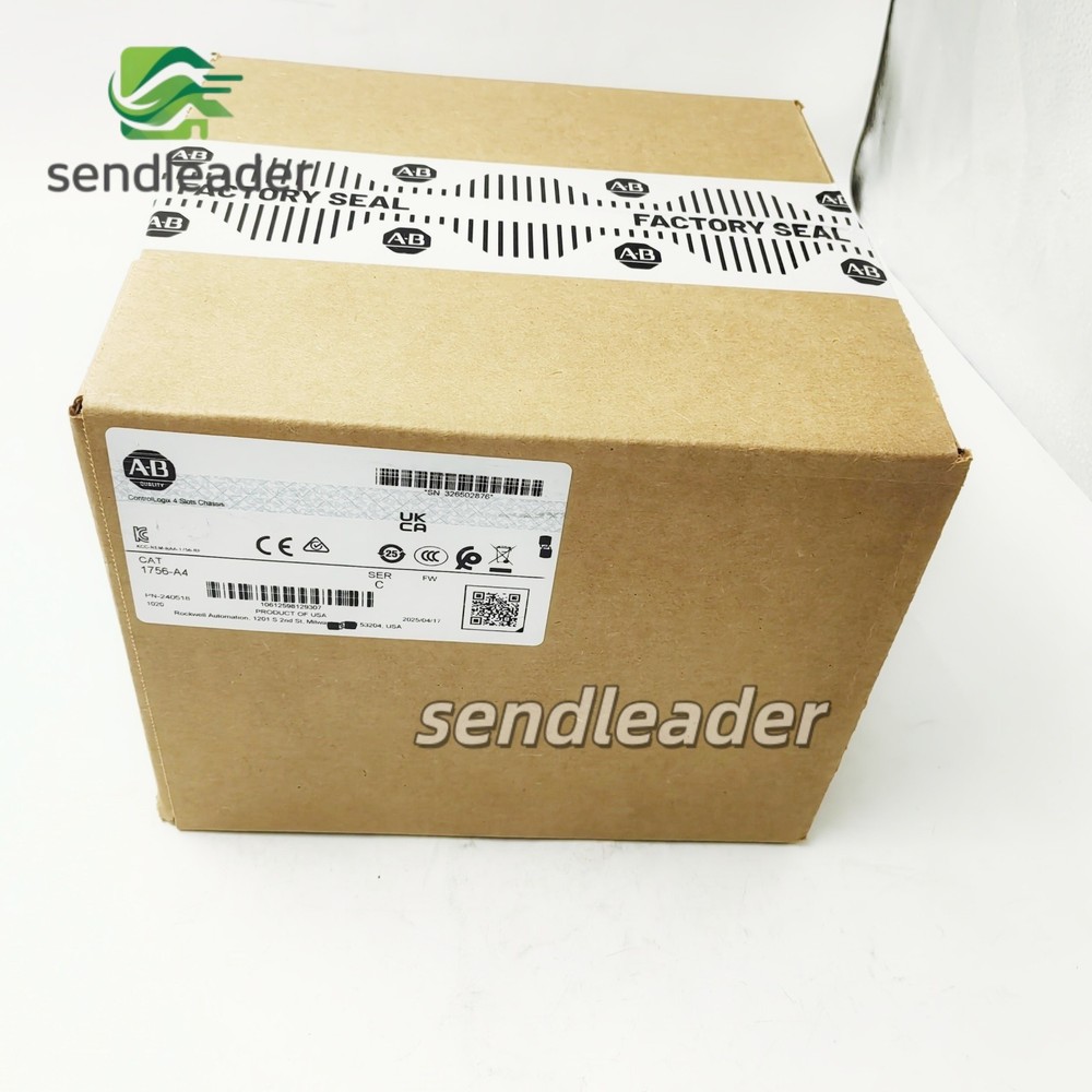 New Factory Sealed Allen-Bradley 1756-A4 ControlLogix 4 Slots Chassis 1756A4