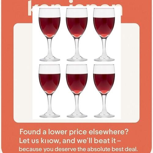 Toyo Sasaki 8.5 oz Glass Wine Pull Ace Set of 6 240 ml