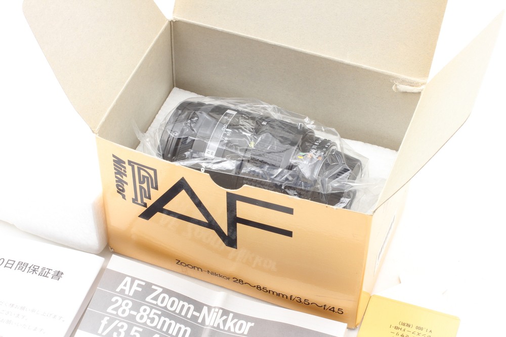 [Unused in BOX] Nikon AF Nikkor 28-85mm F3.5-4.5 Wide Angle Zoom Lens From JAPAN