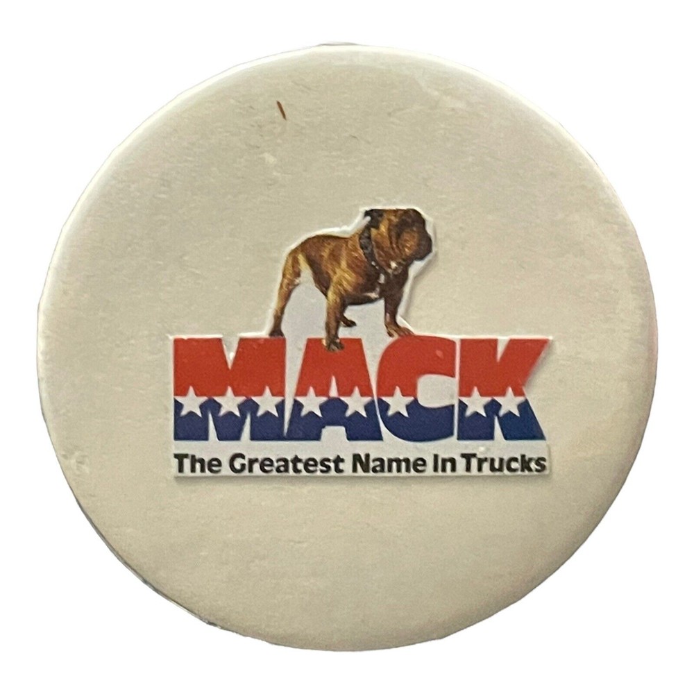 Mack Trucks Bicentennial Logo Button Pinback Promo 2 Inch 1976