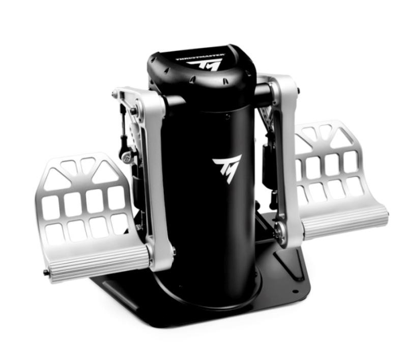 Thrustmaster TPR Rudder Black Silver USB Flight Sim Analogue PC