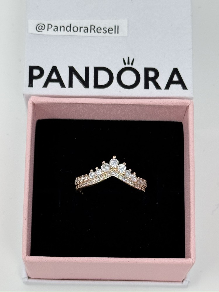 *Brand New* Pandora Princess Wishbone Ring Rose Gold