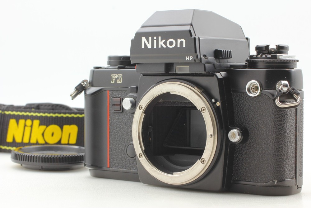 [MINT w/Strap] Nikon F3 HP SLR 35mm Film Camera Black Body Only From Japan
