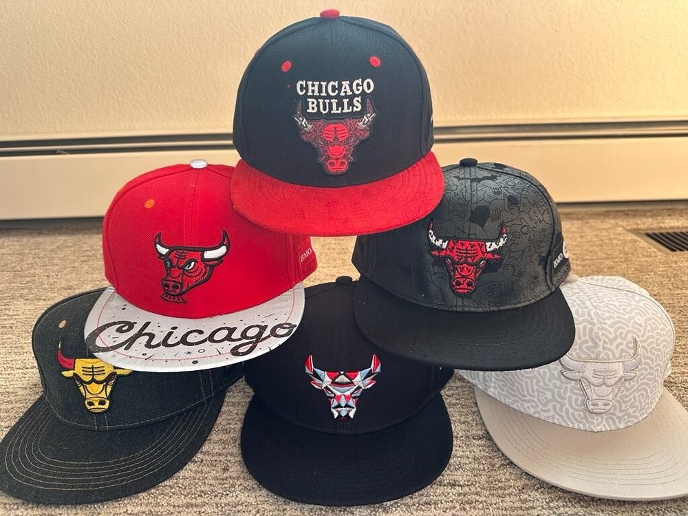 Chicago Bulls - BMO Harris - 2018/2019 Artist Series Snapback Hats -  NEW