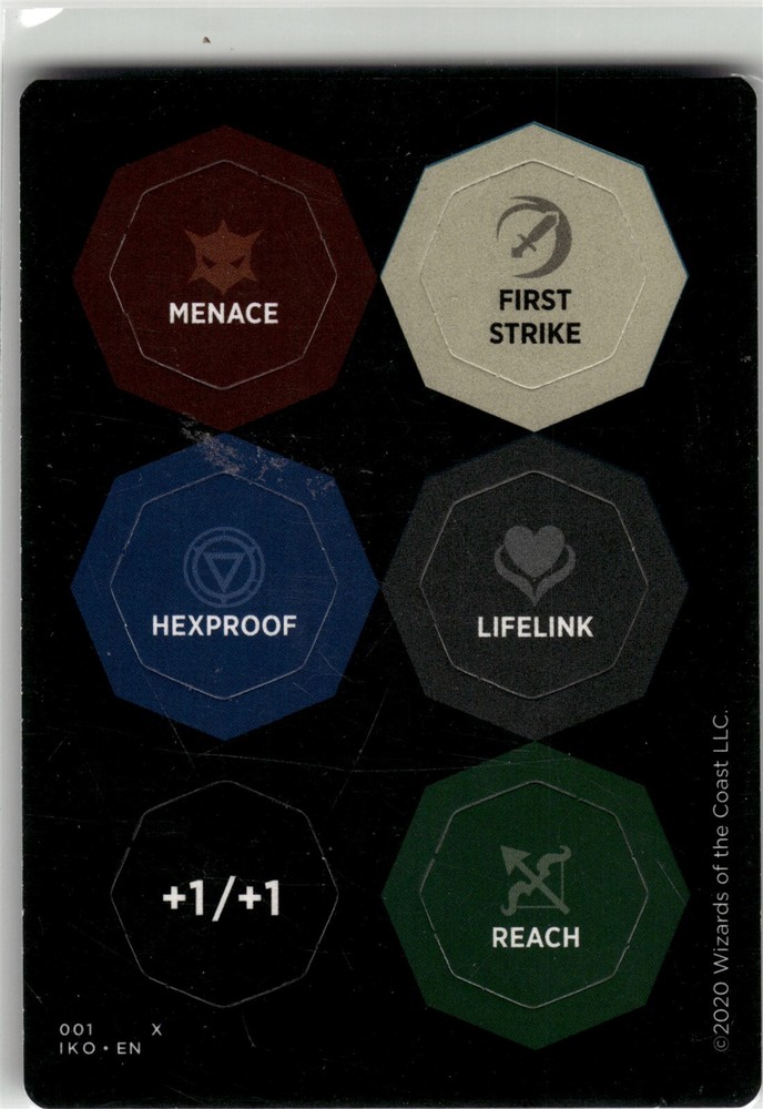 PUNCH CARD TOKEN (001 // 002) Lair of Behemoths #NN IKO(NM)(MTG)