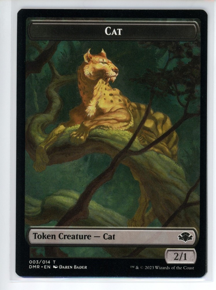 CAT TOKEN (003) Dominaria Remastered #3 DMR(NM+)(MTG)