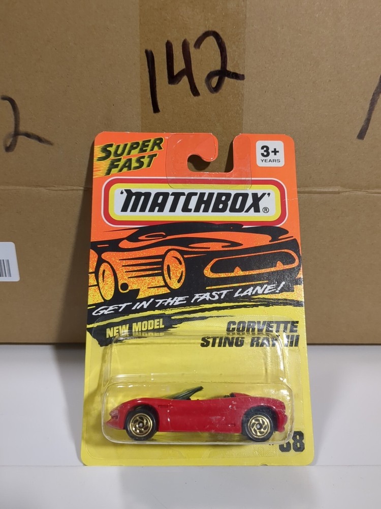Matchbox 7-Eleven #38 Chevy Chevrolet Corvette Sting Ray III PROMO 1993 muy buen estado