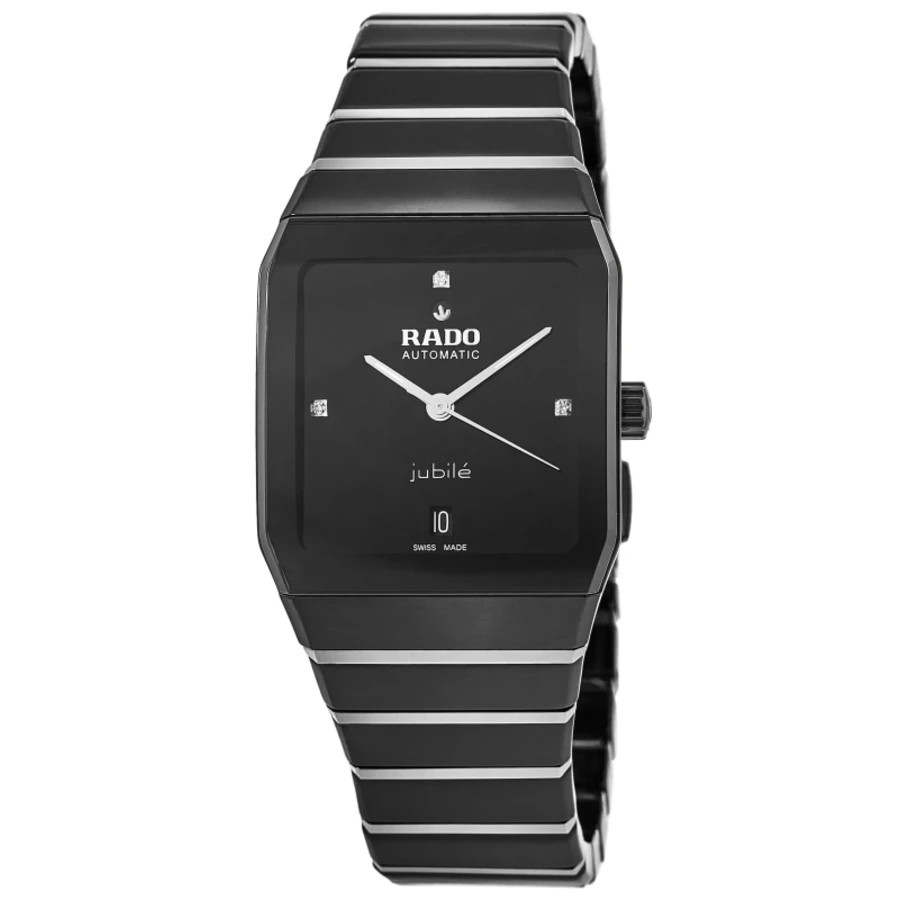 New Rado Anatom Jubile Automatic Diamonds Black Dial Unisex Watch R10201712