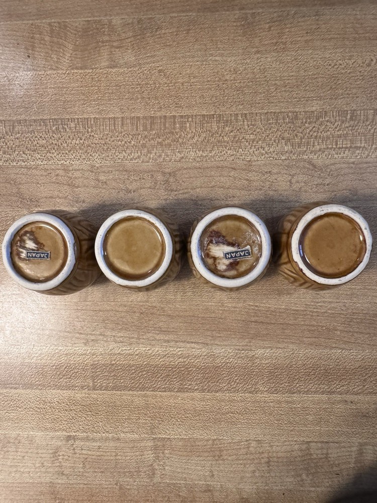 Set of 4 Vintage Japanese Sake Cups