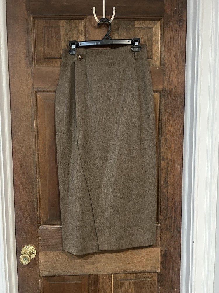 Max Mara Wool Brown Skirt 8