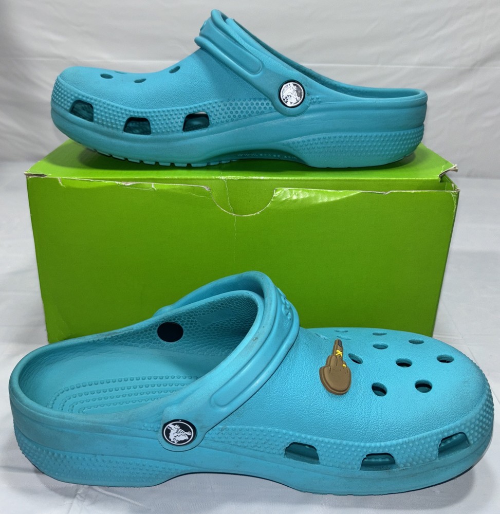 Blue Crocs in Size M5 W7 for Comfortable Wear