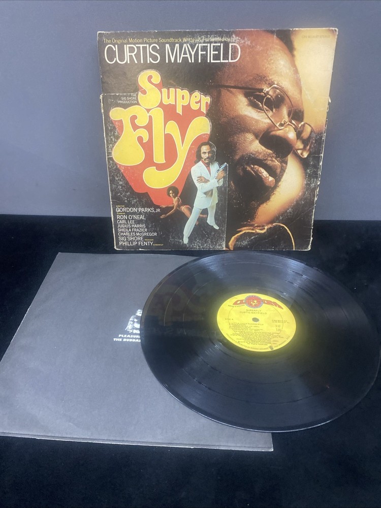 Curtis Mayfield - Super Fly Original Soundtrack - Vinyl LP  Crs 8014  1972 G/VG