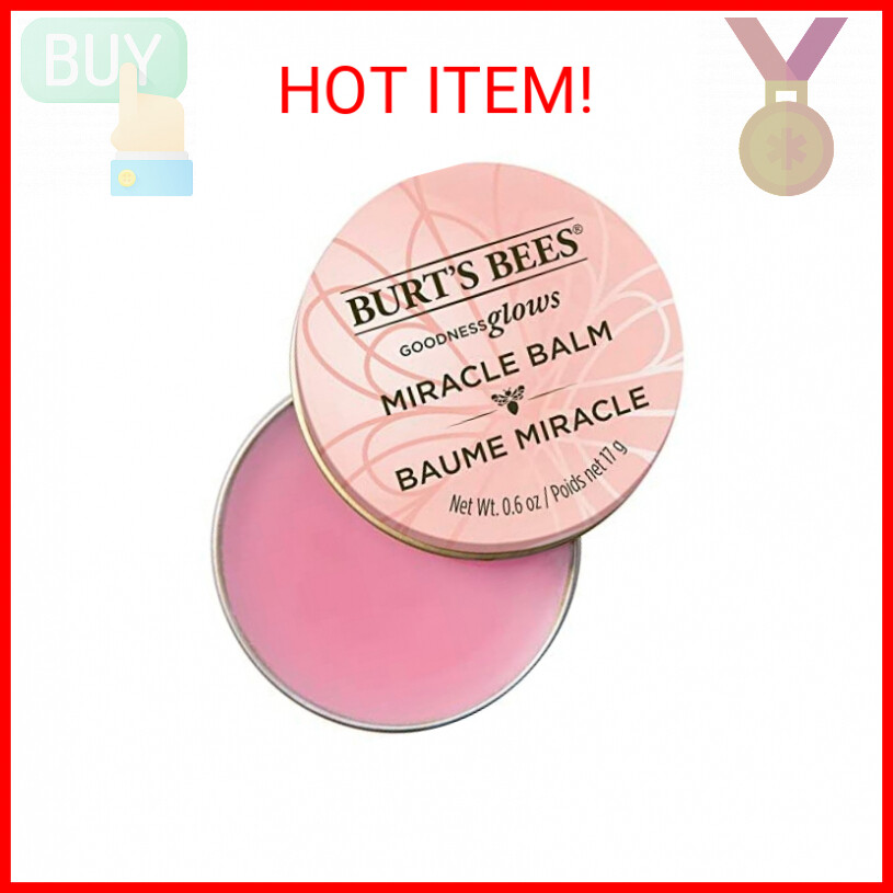 Burt's Bees Natural Glow Balm for Hydration and Softening