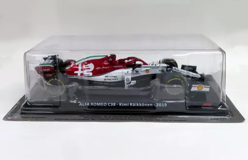 Minicar 1/24 Alfa Romeo C38 2019 Singha 7 White Red Green Big Weekly Scale F1