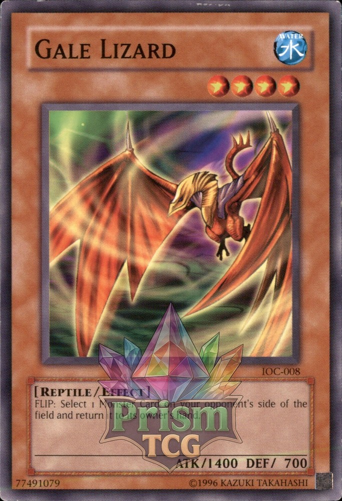 Gale Lizard IOC-008 Yugioh Trading Card Rare