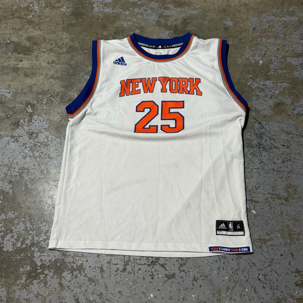 Adidas Derrick Rose 25 NBA New York Knicks Basketball Jersey Youth XL 18/20