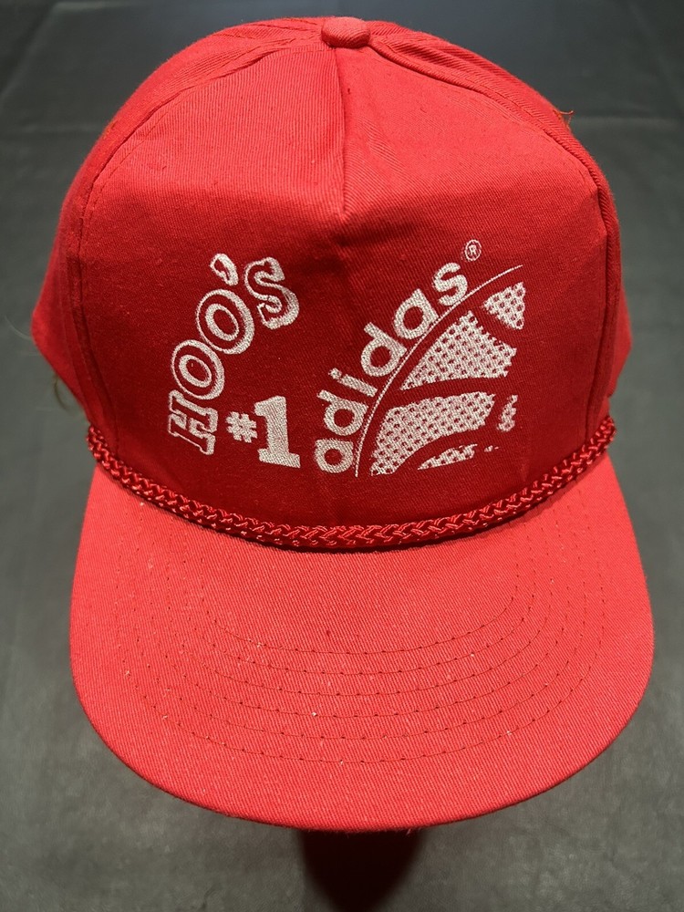 1992 NCAA FINAL Four Vintage Indiana Hoosier SnapBack Red Adidas Hat. Bob Knight