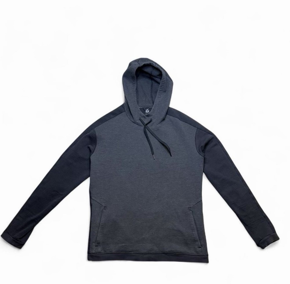 Adidas COLD.RDY Hoodie Mens L Gray Primegreen Golf Pullover Black Bear Logo