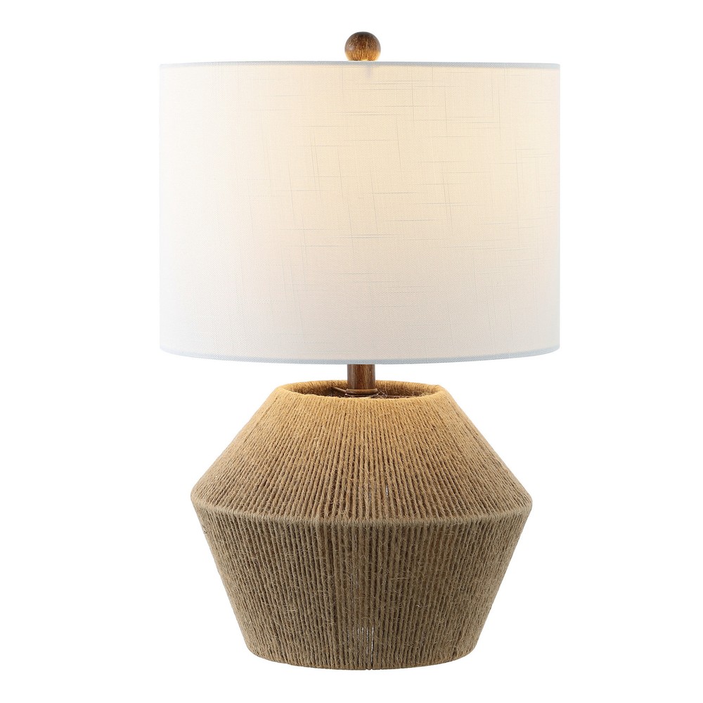 Jonathan Y Alma 22in Brown LED Accent Table Lamp JYL4049