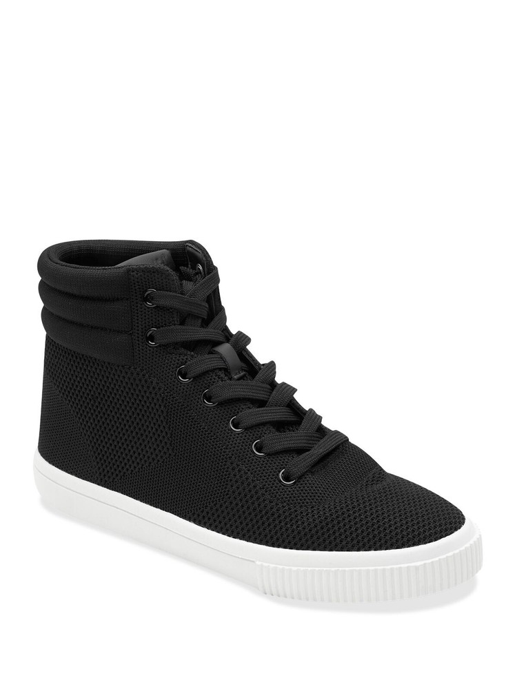 SPLENDID Womens Black Knit Leona Round Toe Platform Athletic Sneakers 6.5 M