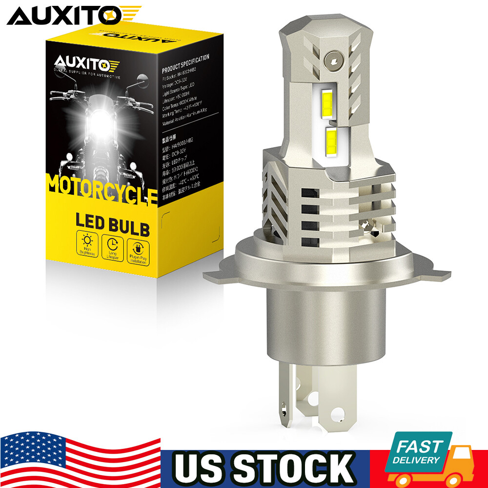 AUXITO H4/9003 LED Headlight Bulbs Conversion Kit High Low Dual Beam 6500K M