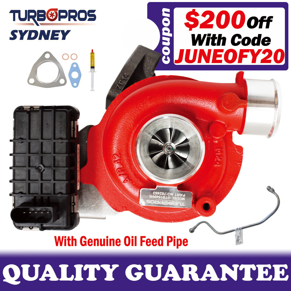 GEN1 High Flow Turbocharger with Genuine Oil Feed Pipe for Holden Captiva Z20S 2.0L