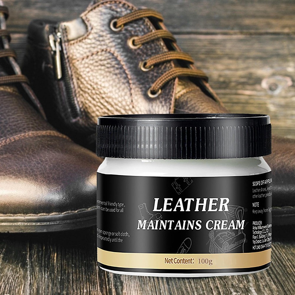Leather Cleaner & Conditioner Cream Repair Balm for Bags Sofa Car Seats Restoration