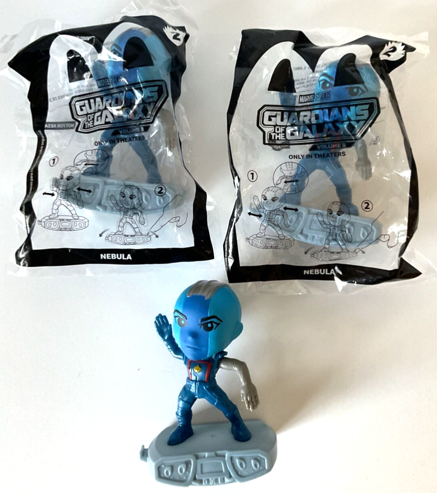 3 McDonald's Happy Meal Toys 2023 GUARDIANS OF THE GALAXY NEBULA #2