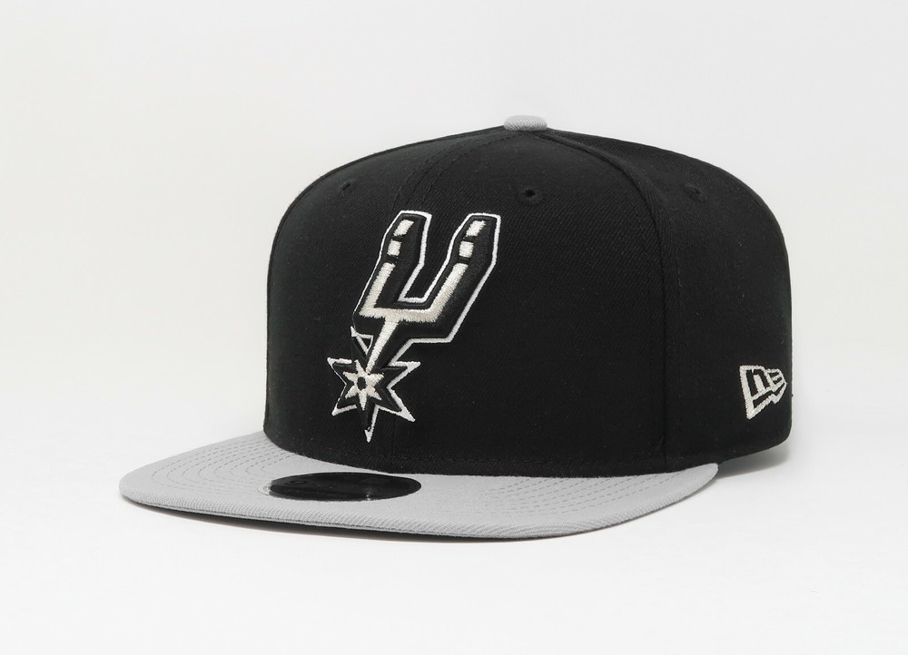 New Era 9Fifty Original Fit San Antonio Spurs Black Polyester Hat Women Men Cap