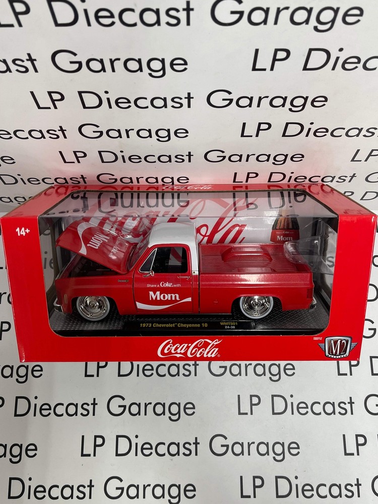 M2 Machines 1973 Chevrolet Cheyenne 10 Red Truck Have a Coke with Mom 1:24 Dieca